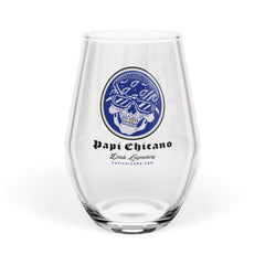Papi Chicano - Stemless Wine Glass