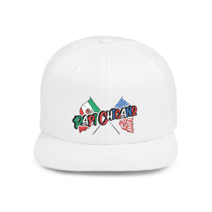 Mexican American - Embroidered Flat-Bill Cap
