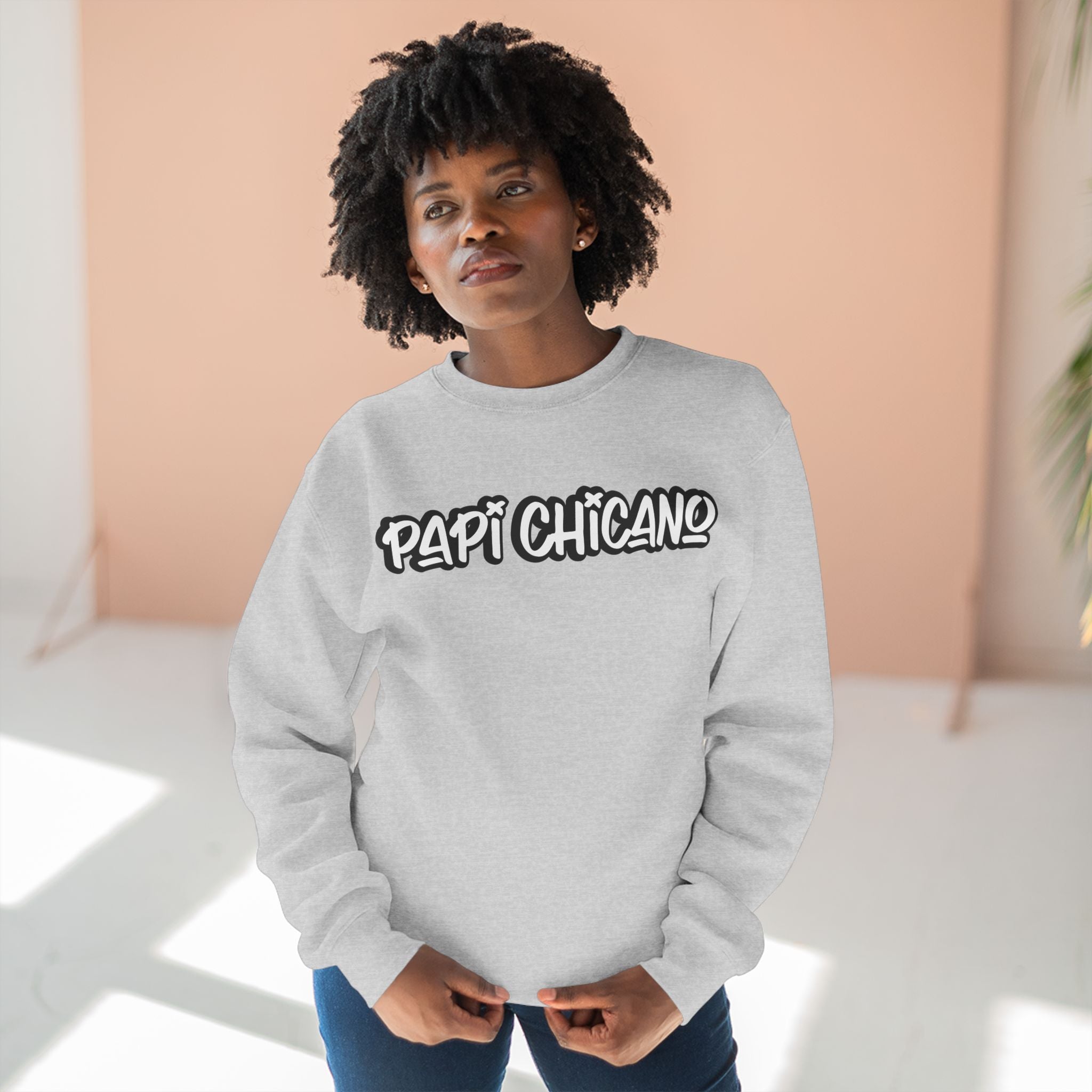Crewneck logo text front