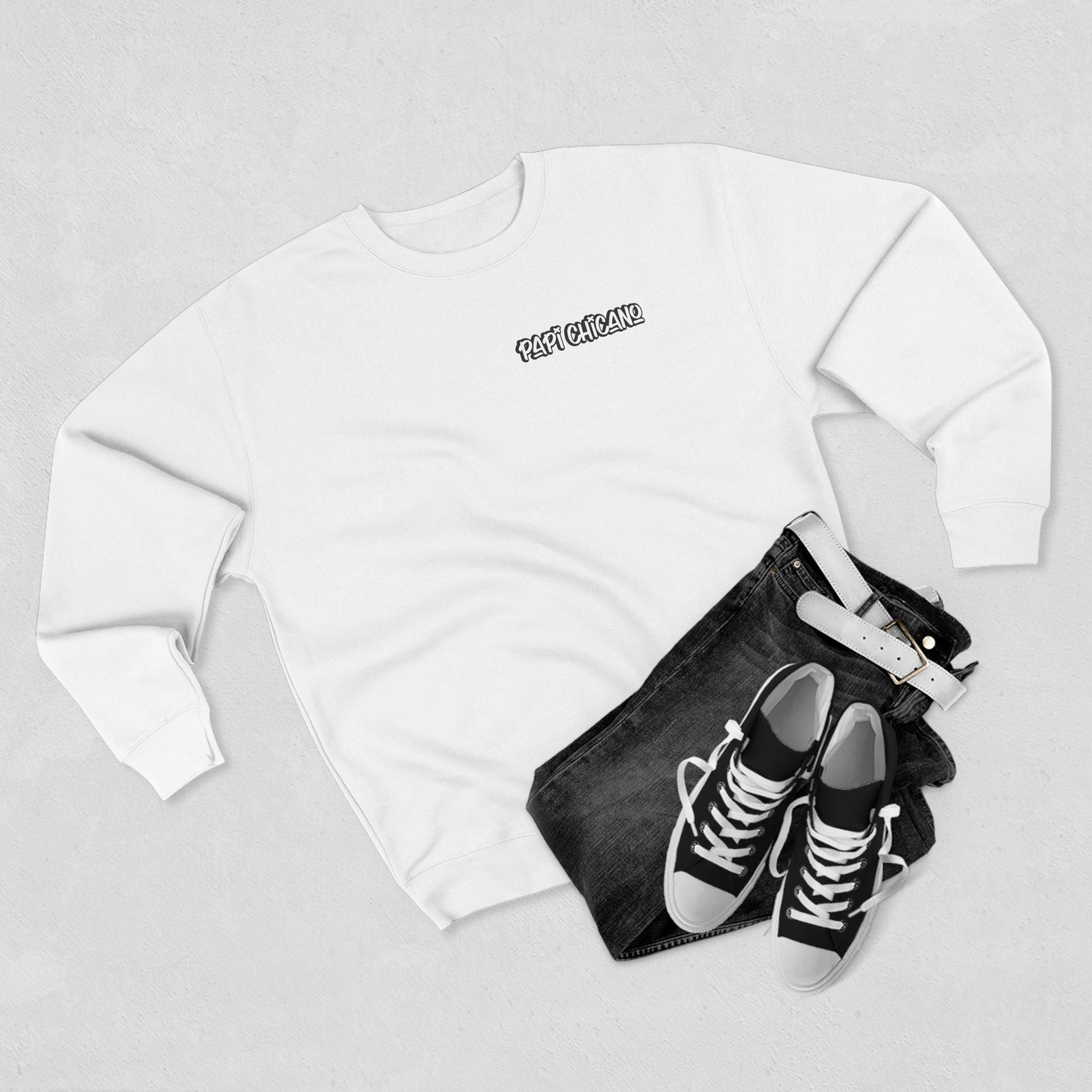 Papi and Chica Crewneck Sweatshirt Light