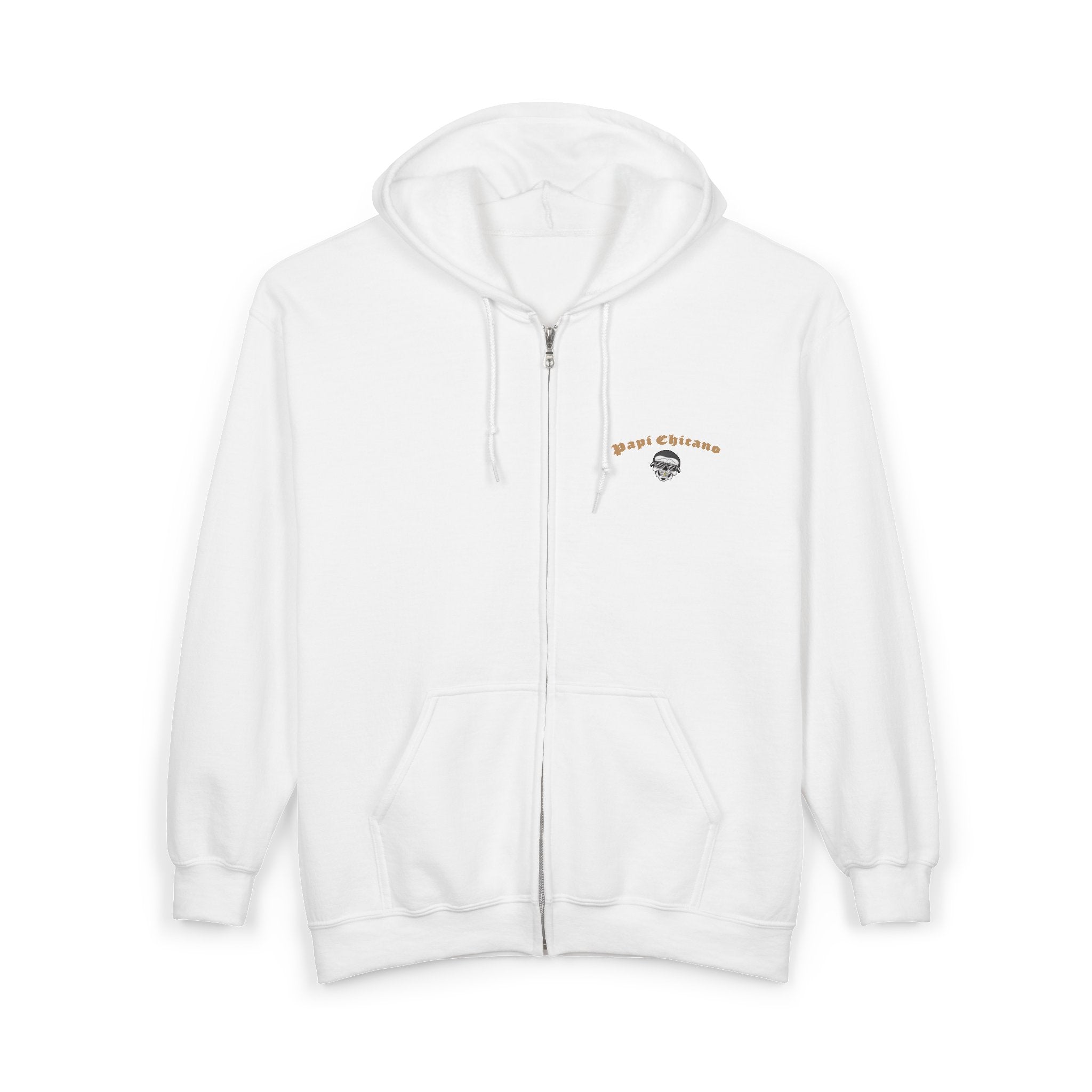 Papi Logo & Bust - Unisex Heavy Blend™ Full Zip Hooded Sweatshirt