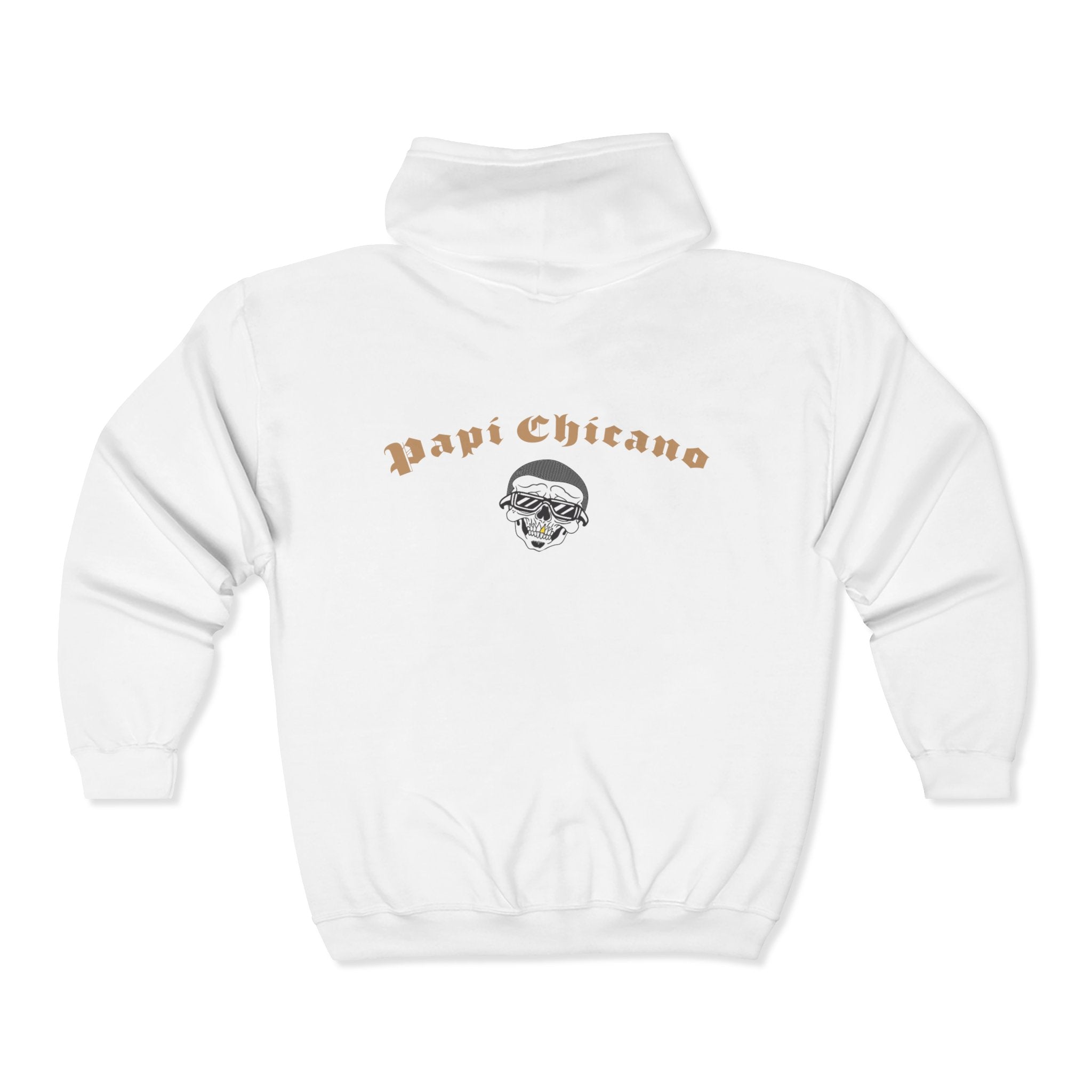Papi Logo & Bust - Unisex Heavy Blend™ Full Zip Hooded Sweatshirt