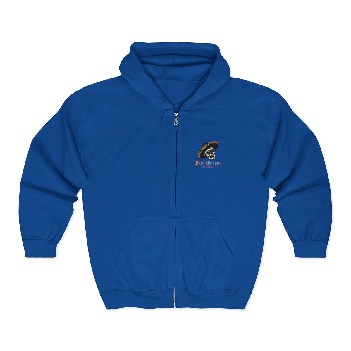 Papi - Dia De Los Muertos - Unisex Heavy Blend™ Full Zip Hooded Sweatshirt