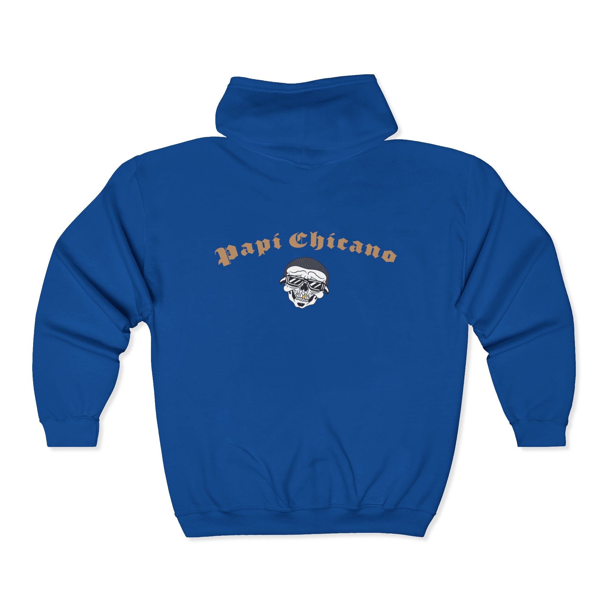 Papi Logo & Bust - Unisex Heavy Blend™ Full Zip Hooded Sweatshirt
