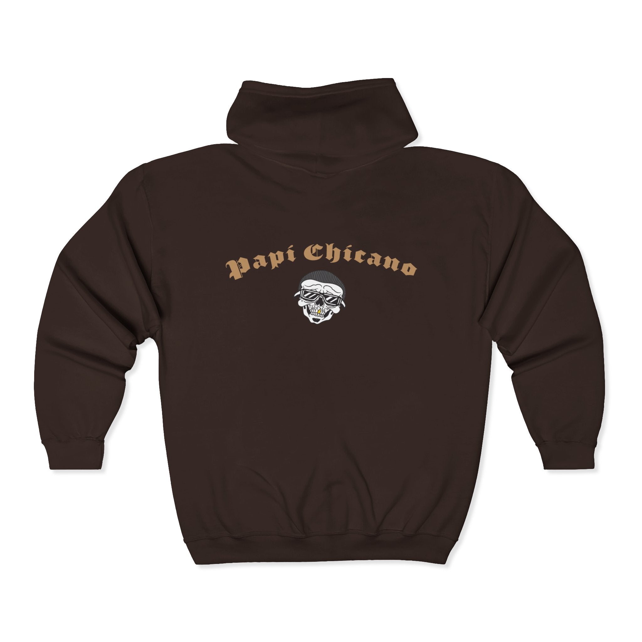 Papi Logo & Bust - Unisex Heavy Blend™ Full Zip Hooded Sweatshirt