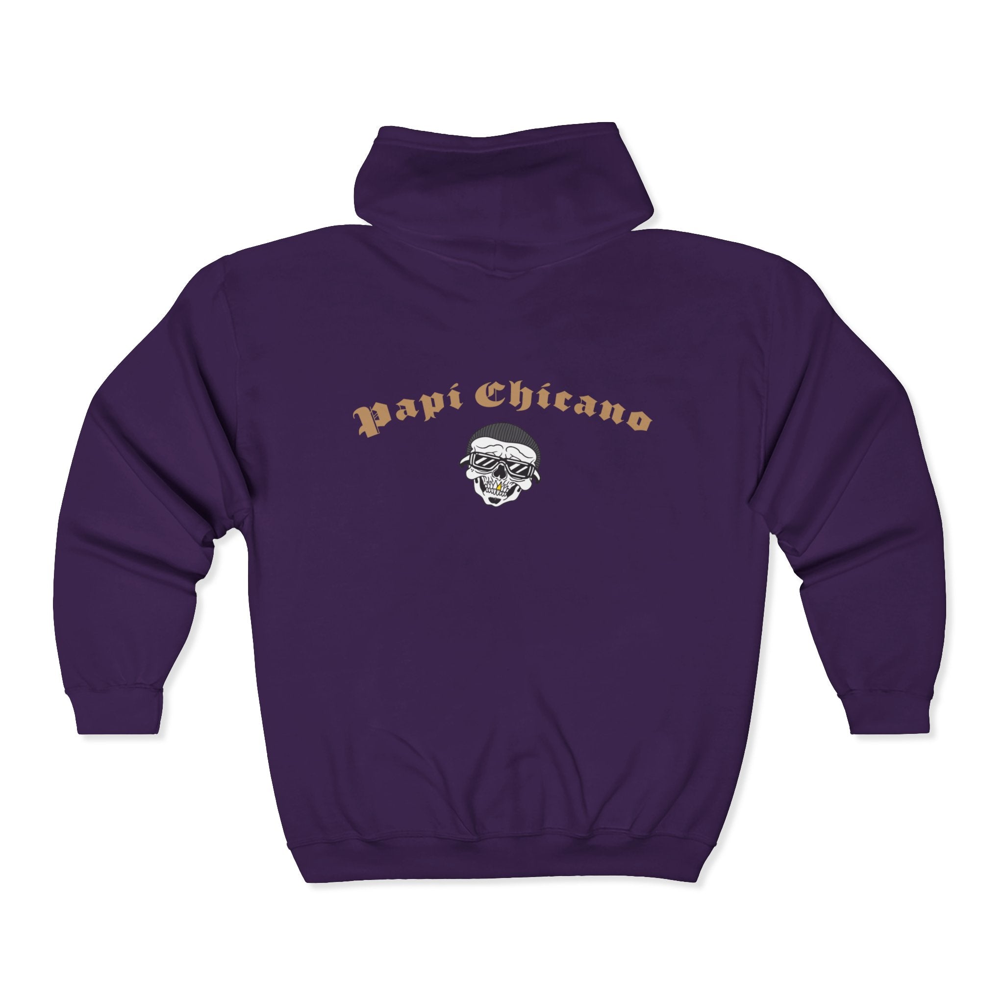 Papi Logo & Bust - Unisex Heavy Blend™ Full Zip Hooded Sweatshirt