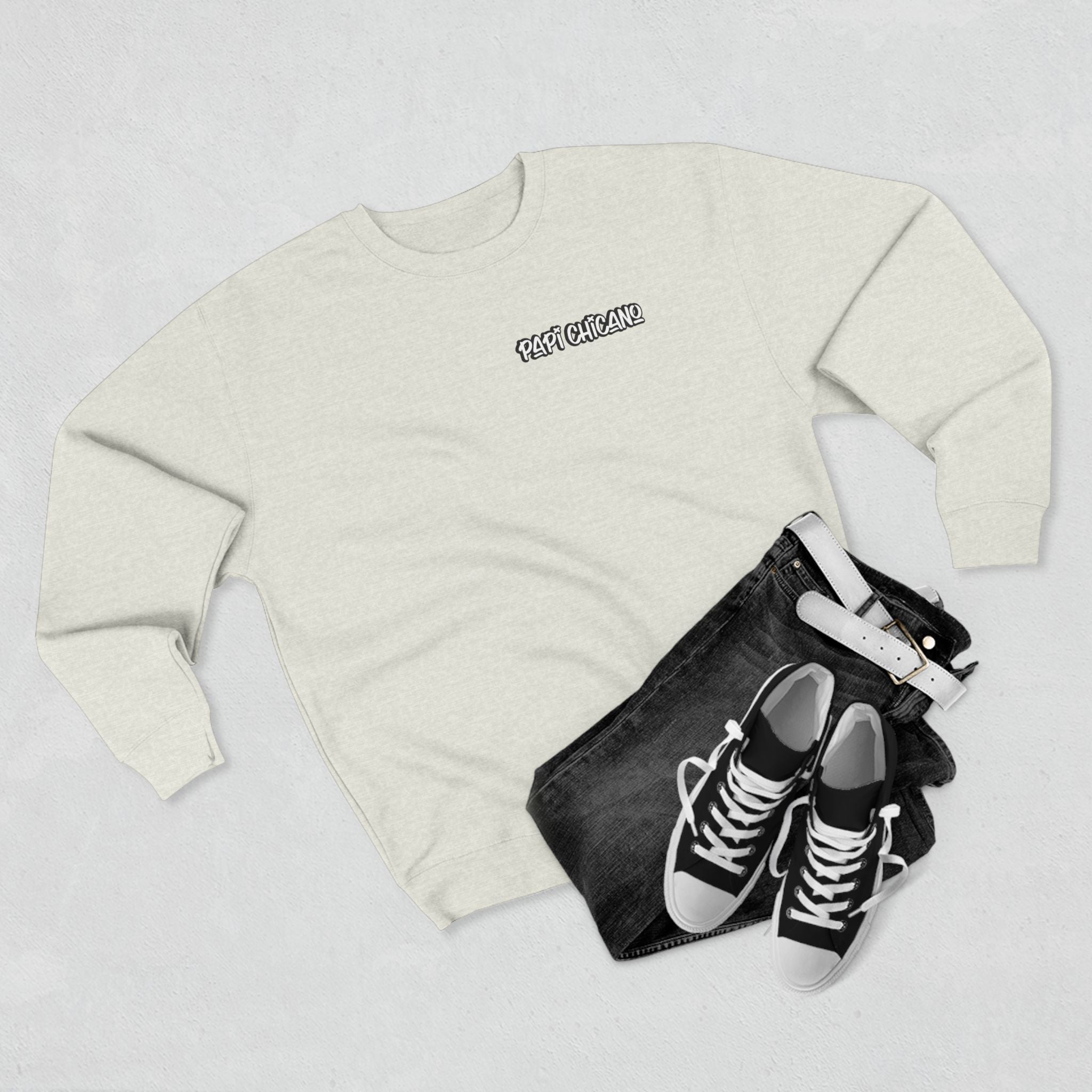 Papi and Chica Crewneck Sweatshirt Light