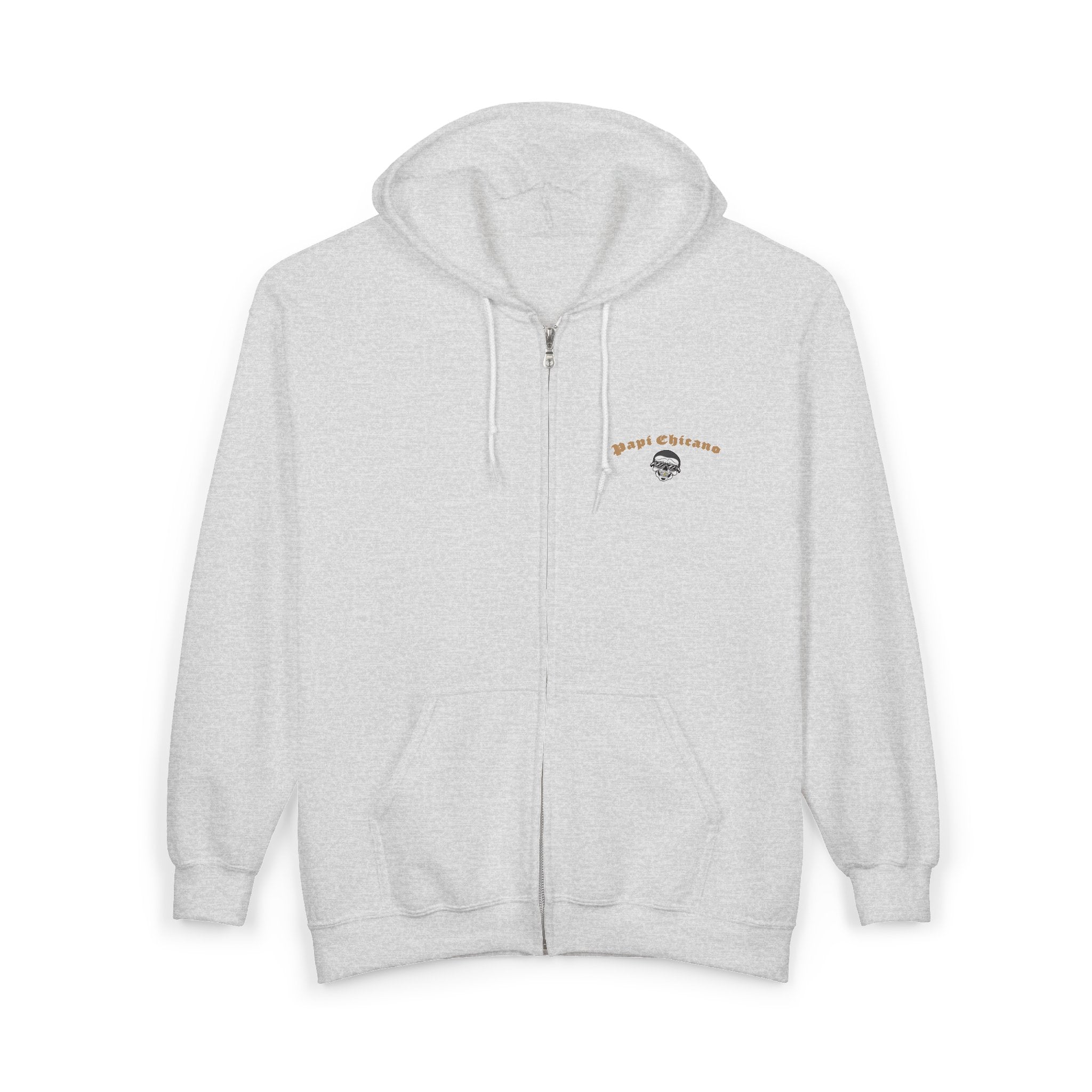 Papi Logo & Bust - Unisex Heavy Blend™ Full Zip Hooded Sweatshirt