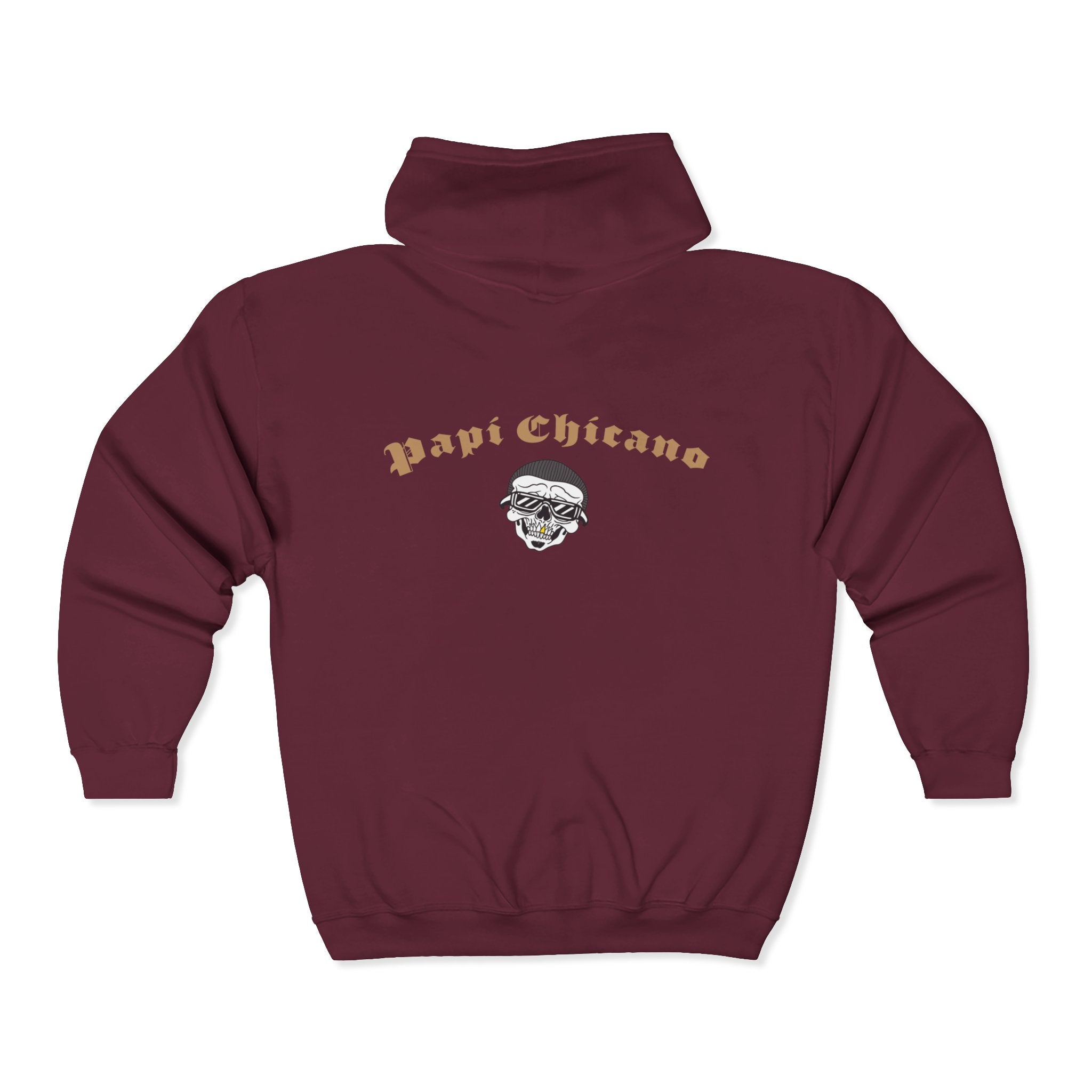 Papi Logo & Bust - Unisex Heavy Blend™ Full Zip Hooded Sweatshirt