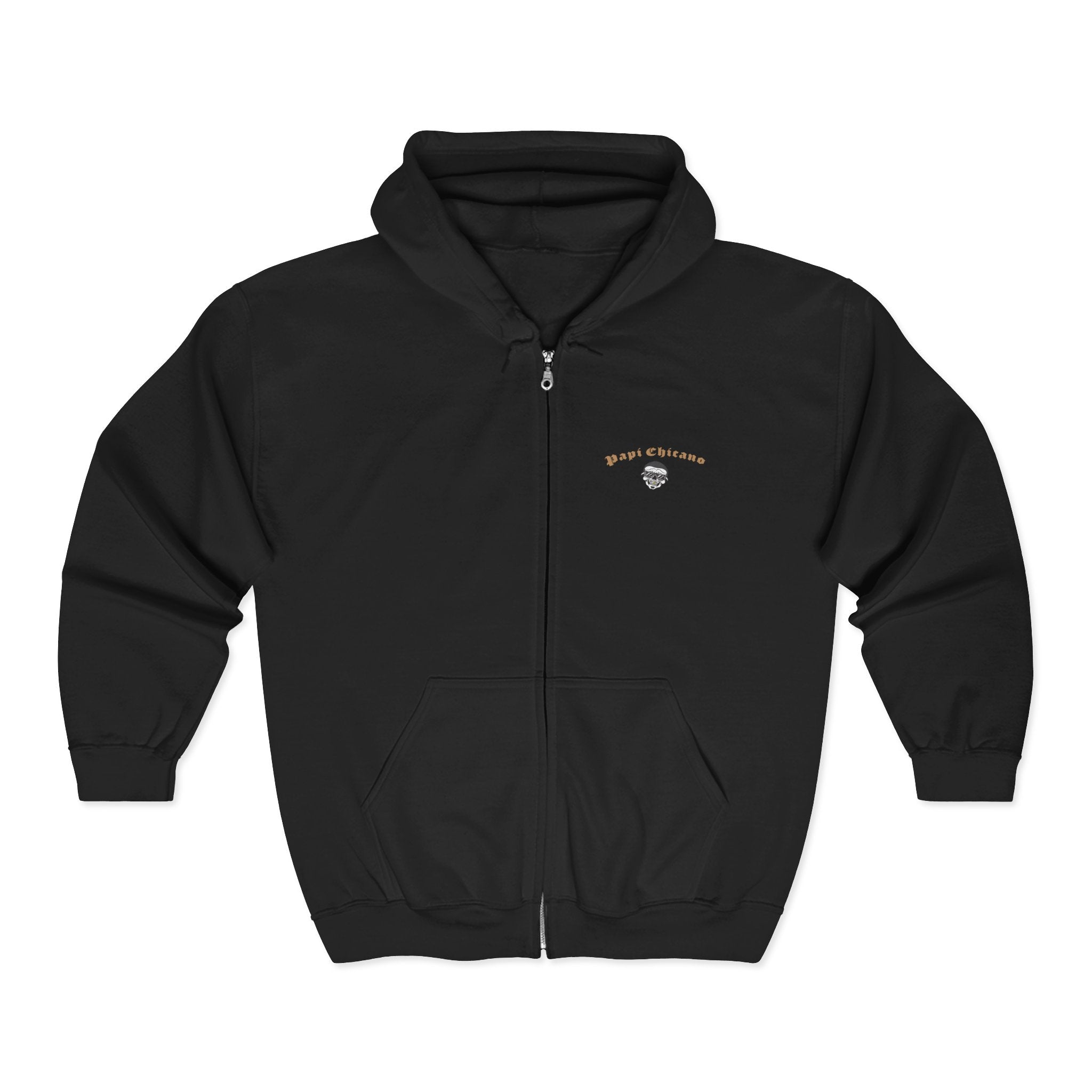 Papi Logo & Bust - Unisex Heavy Blend™ Full Zip Hooded Sweatshirt