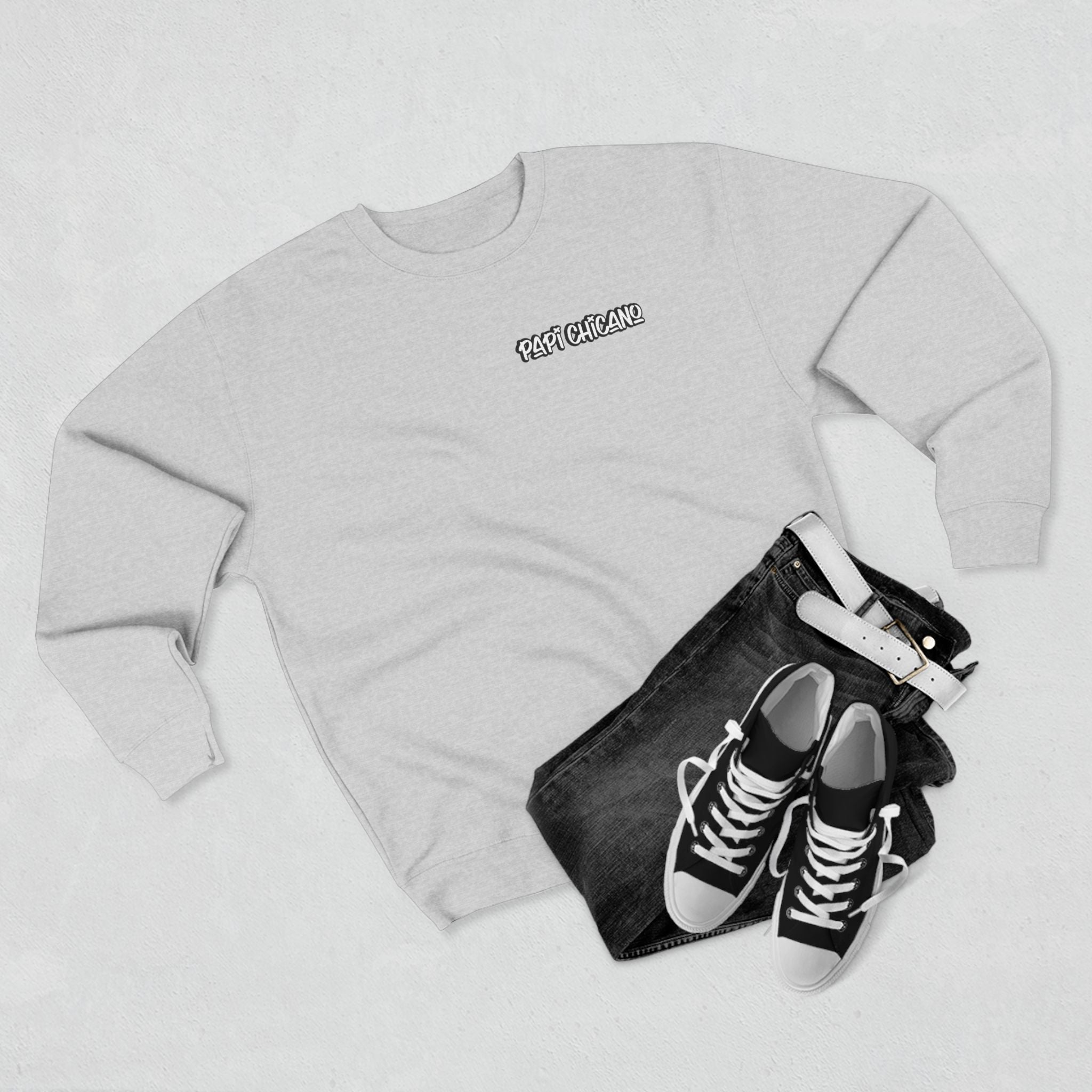 Papi and Chica Crewneck Sweatshirt Light
