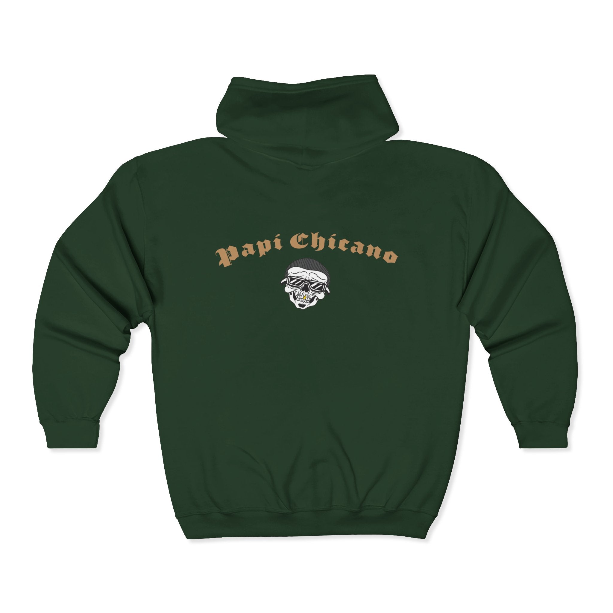 Papi Logo & Bust - Unisex Heavy Blend™ Full Zip Hooded Sweatshirt