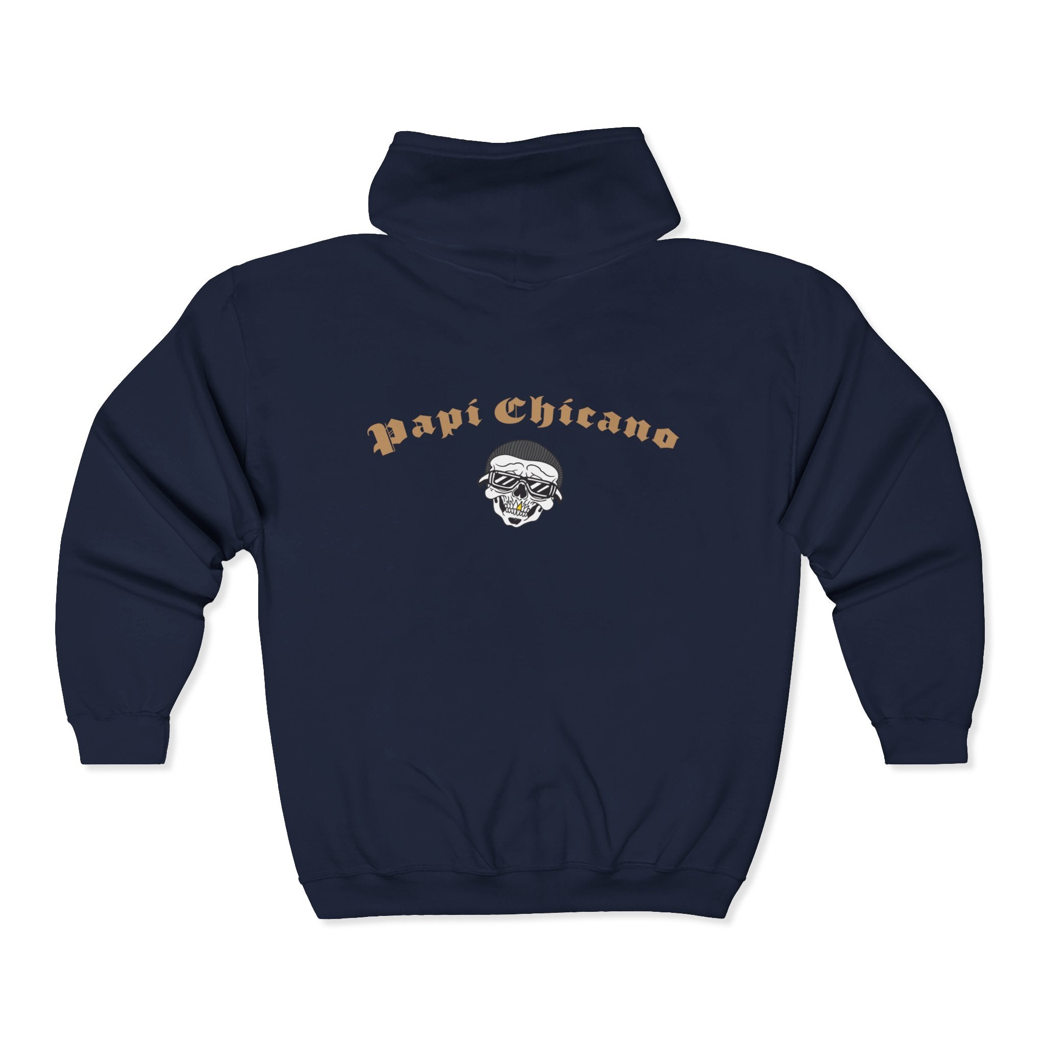 Papi Logo & Bust - Unisex Heavy Blend™ Full Zip Hooded Sweatshirt