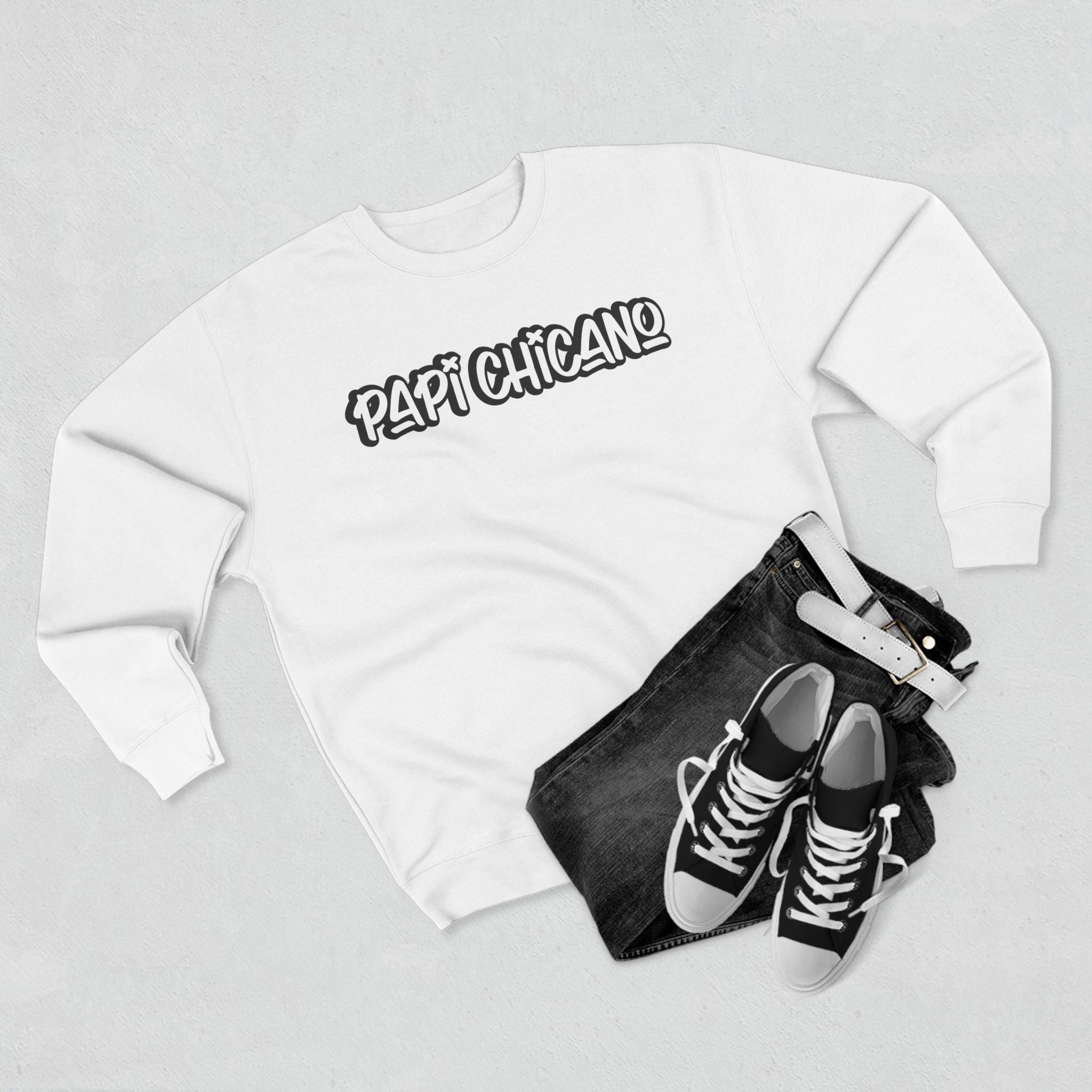 Crewneck logo text front