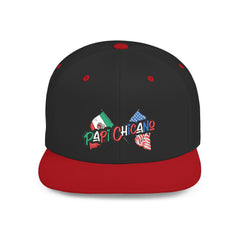 Mexican American -  Embroidered Flat-Bill Cap