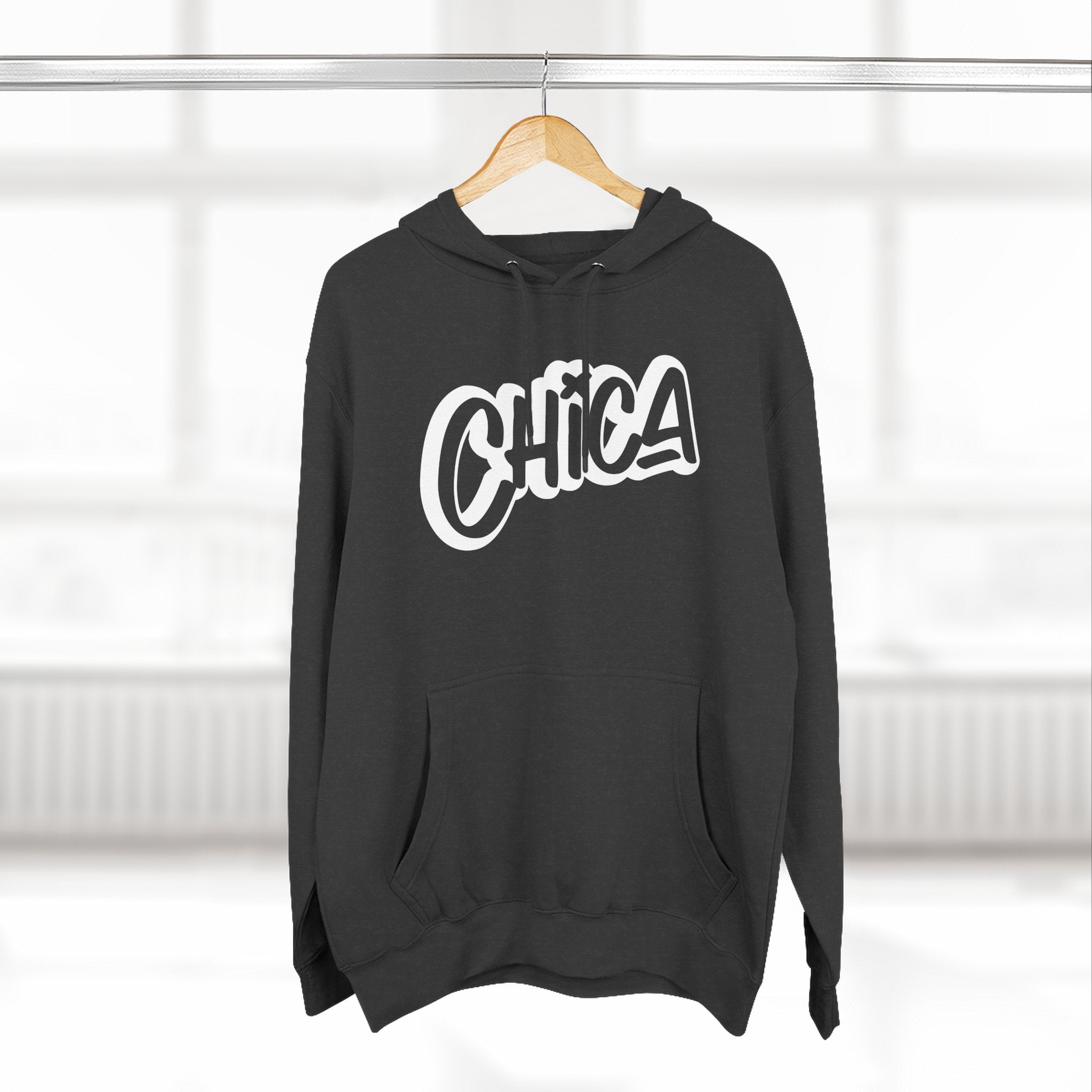 Chica Three-Panel Fleece Hoodie