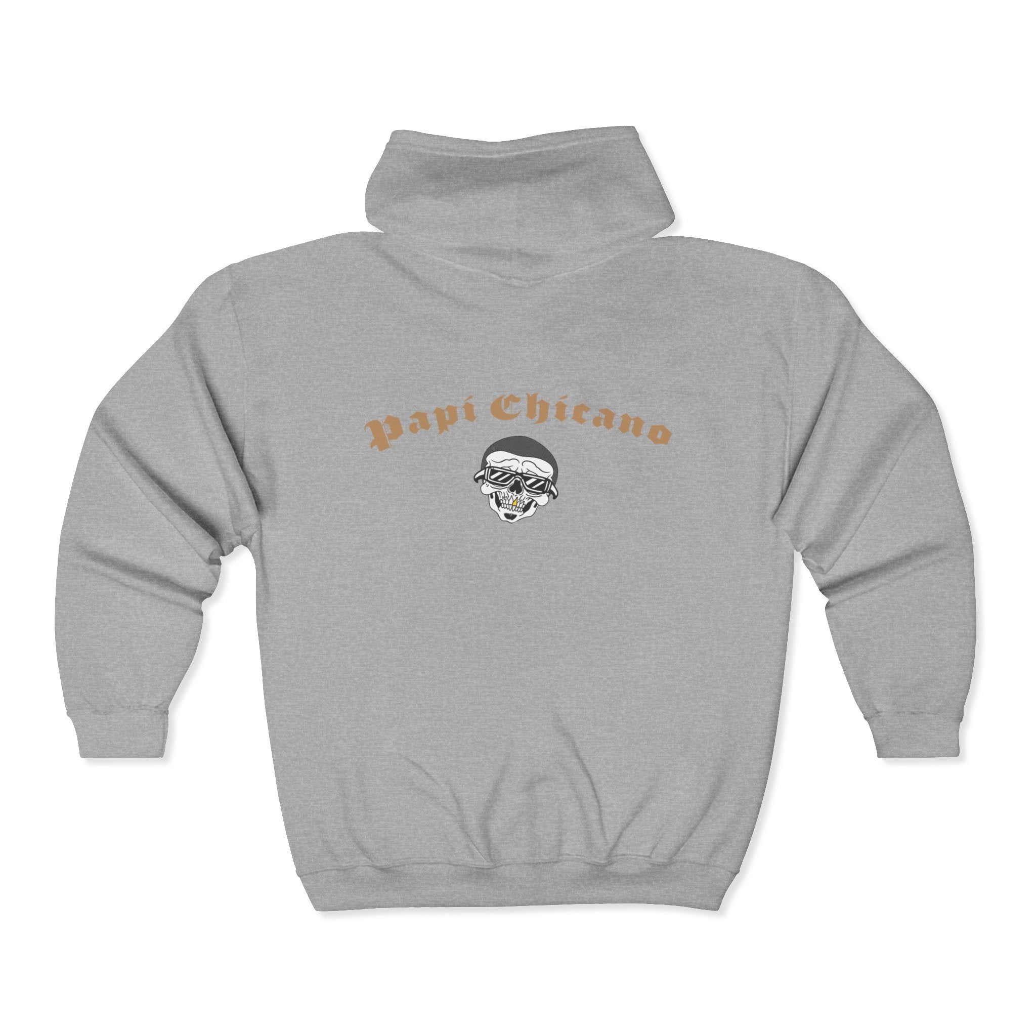 Papi Logo & Bust - Unisex Heavy Blend™ Full Zip Hooded Sweatshirt