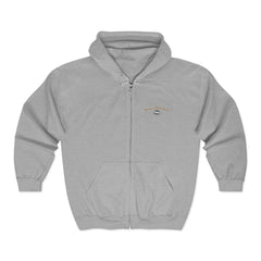 Papi Logo & Bust - Unisex Heavy Blend™ Full Zip Hooded Sweatshirt