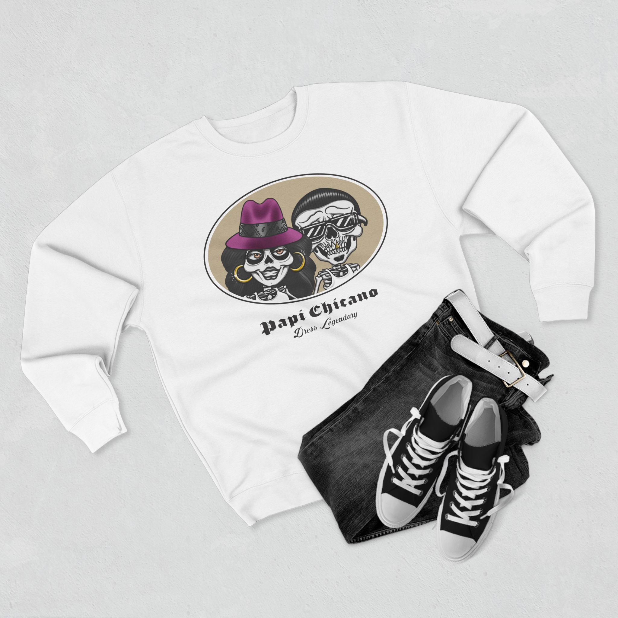 Papi And Chica Dress Legendary Crewneck