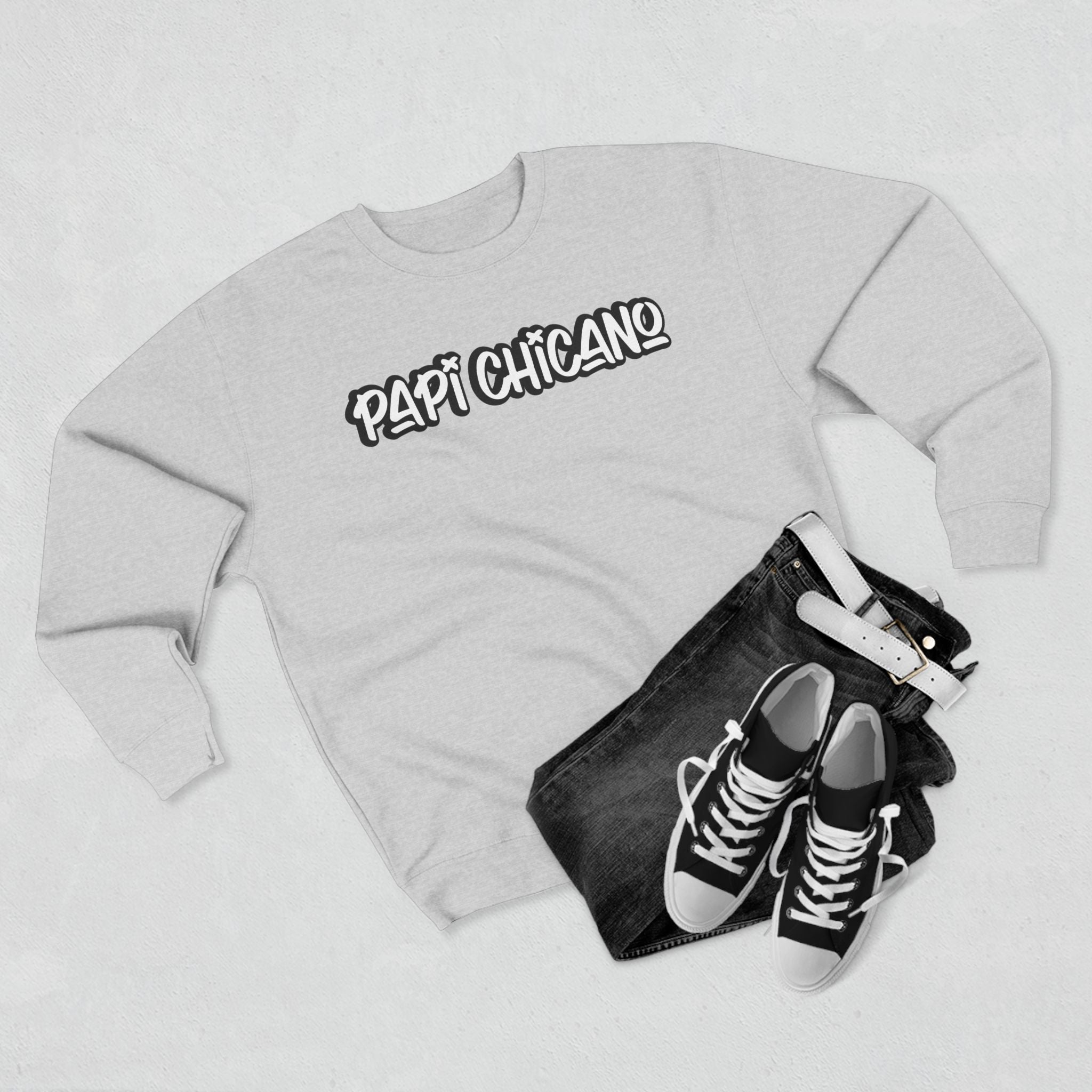 Crewneck logo text front