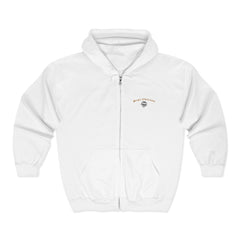 Papi Logo & Bust - Unisex Heavy Blend™ Full Zip Hooded Sweatshirt