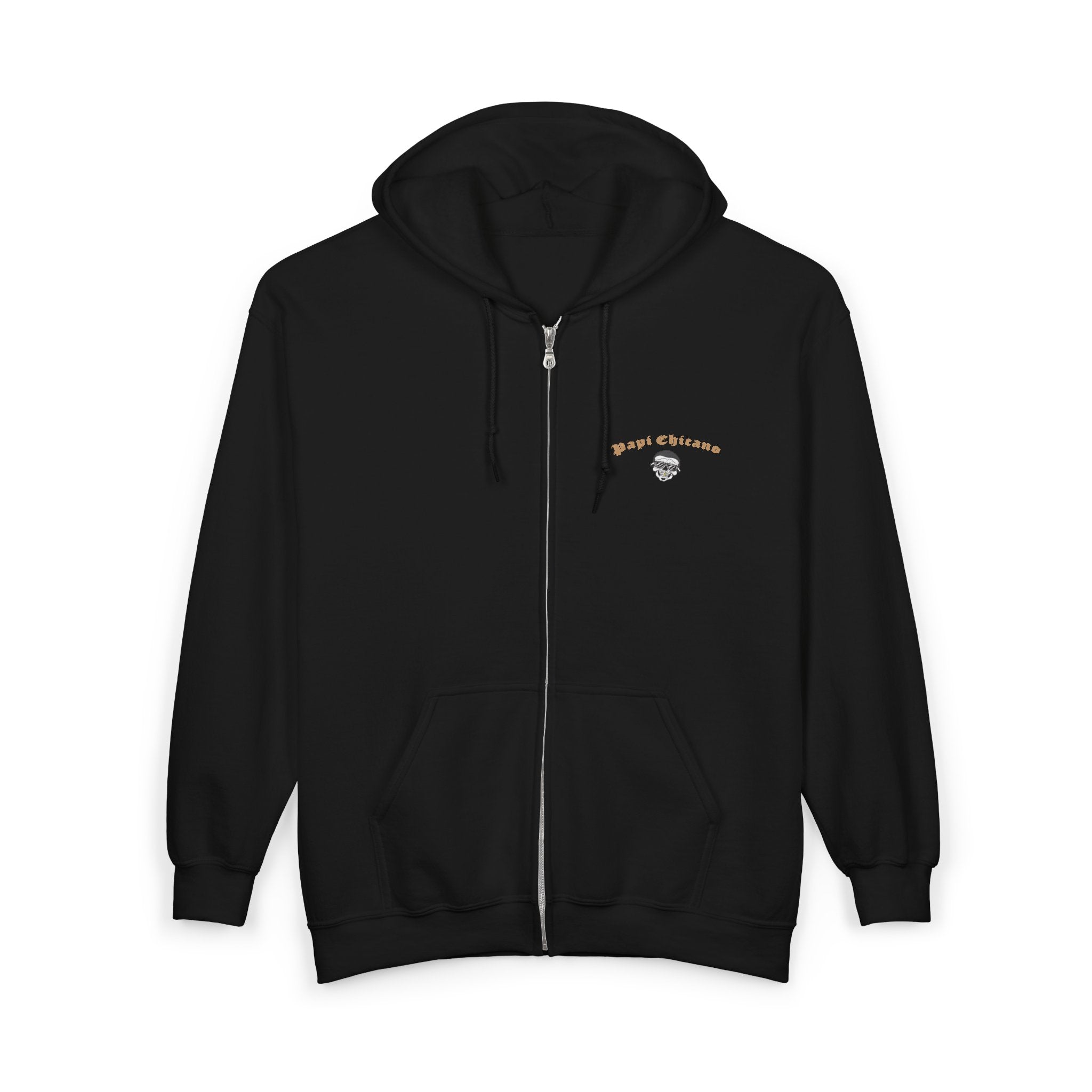 Papi Logo & Bust - Unisex Heavy Blend™ Full Zip Hooded Sweatshirt