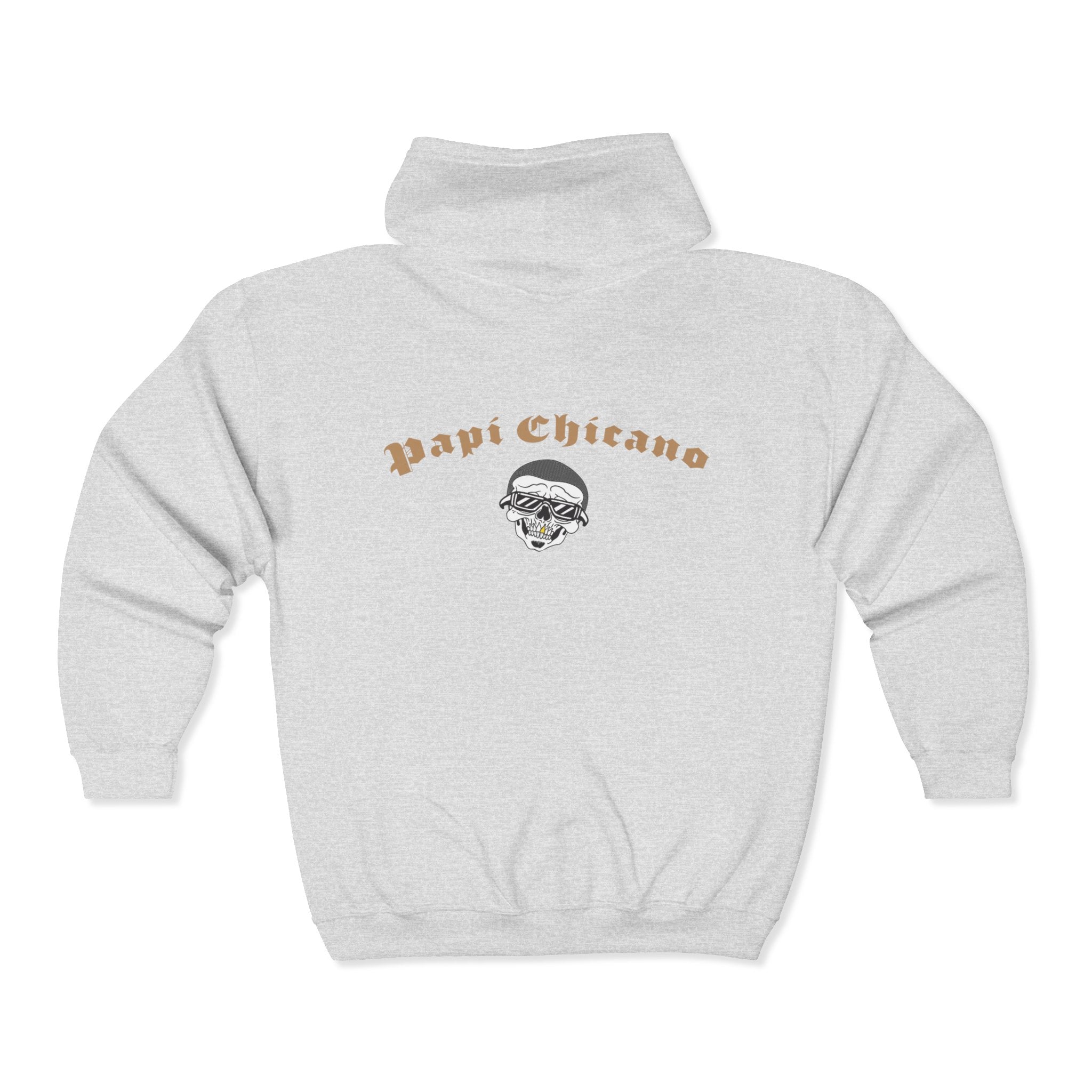 Papi Logo & Bust - Unisex Heavy Blend™ Full Zip Hooded Sweatshirt