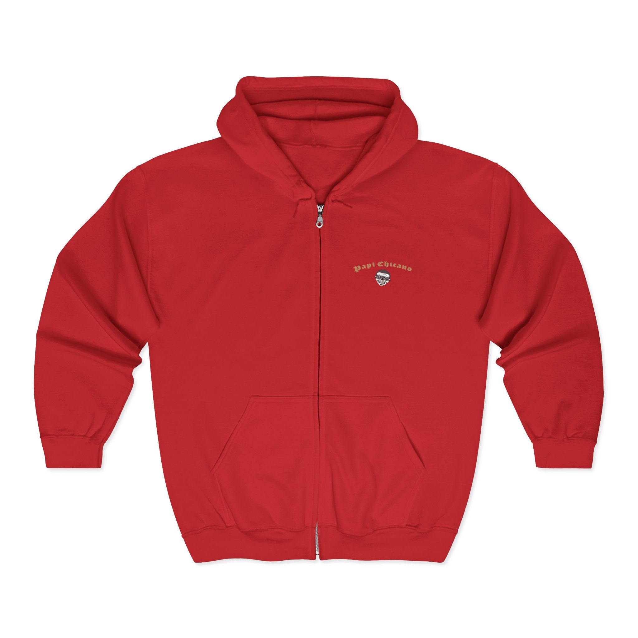 Papi Logo & Bust - Unisex Heavy Blend™ Full Zip Hooded Sweatshirt