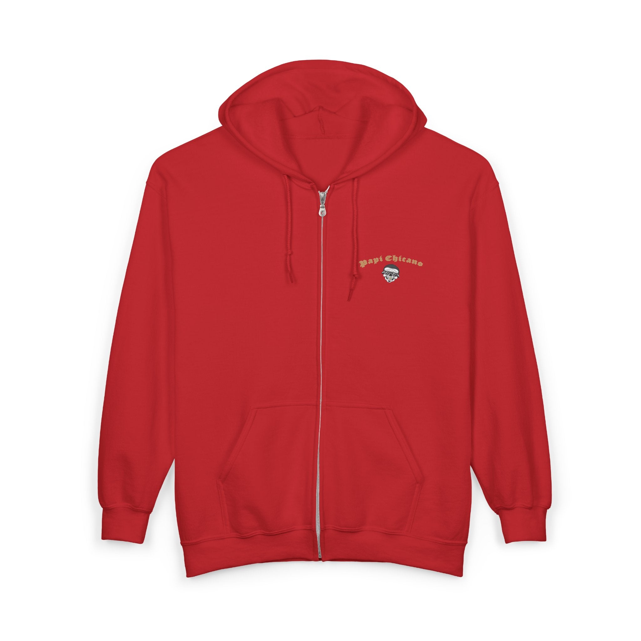 Papi Logo & Bust - Unisex Heavy Blend™ Full Zip Hooded Sweatshirt