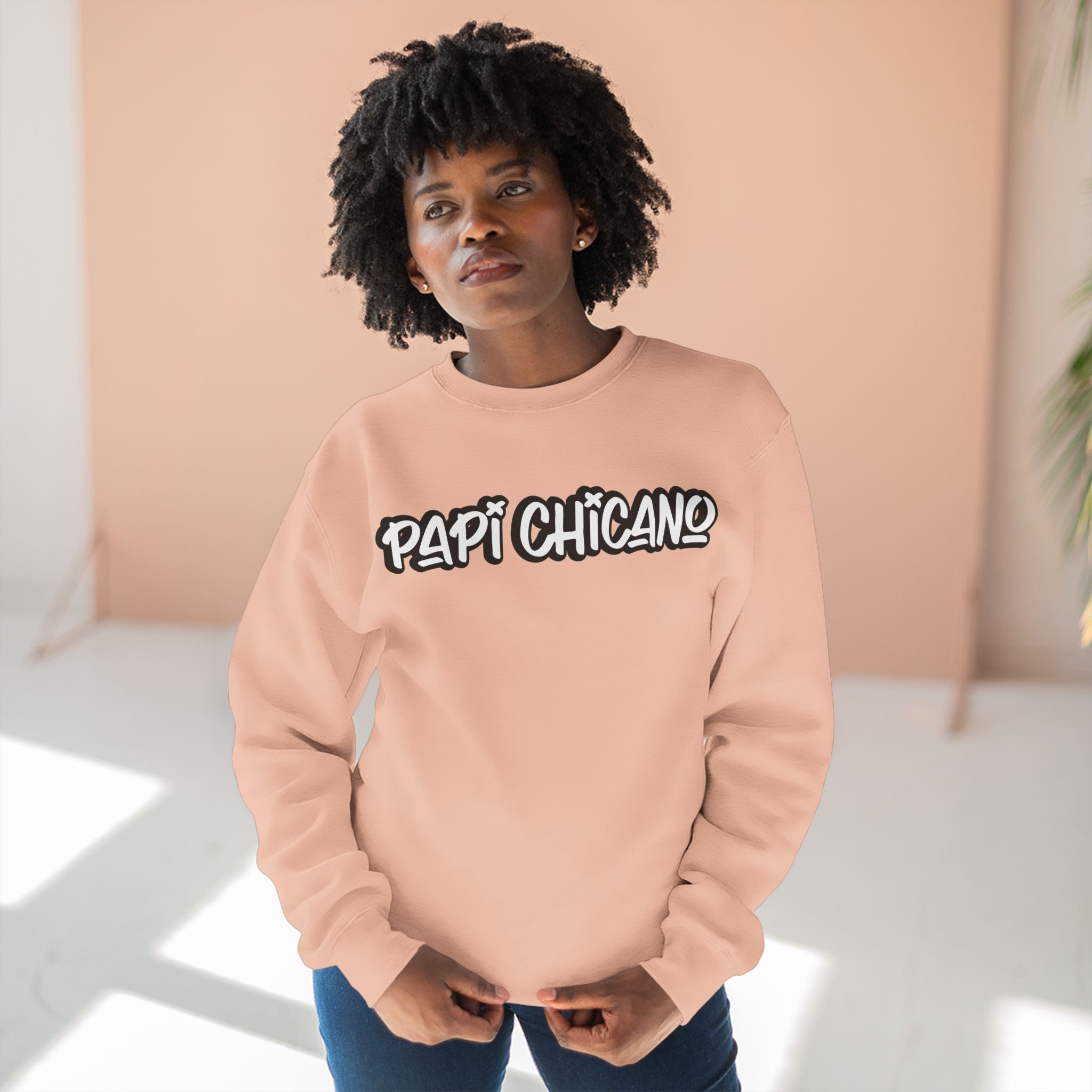 Crewneck logo text front